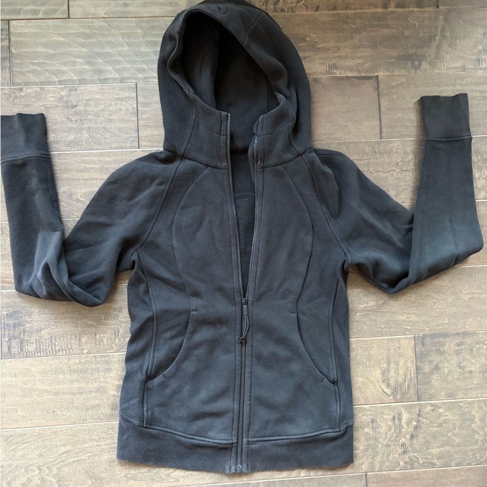 Lululemon Athletica Black Scuba Jacket